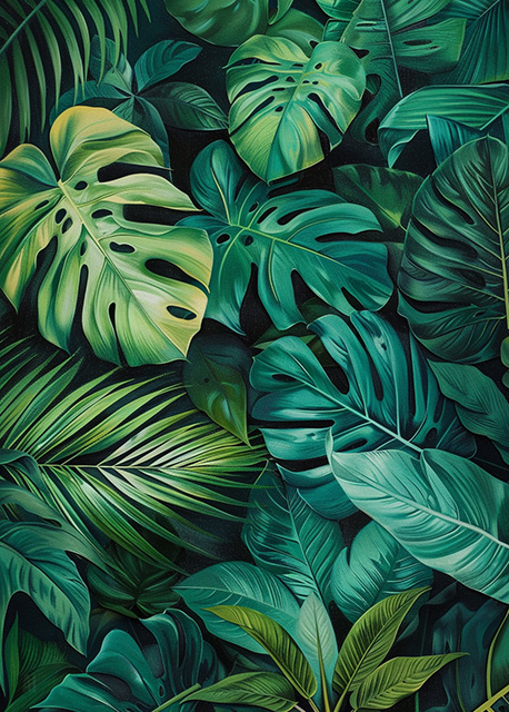 Abstract art featuring two overlapped irregular shapes with white outlines on a textured grey background. The top shape is dark brown, and the bottom shape is a pale beige. The artwork has a minimalist and modern aesthetic.